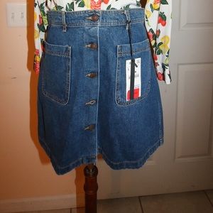 Zara denim skirt
